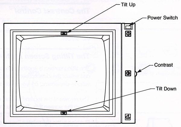 Apple Monitor II - Full information, tech specs apple monitor II control 600x420 - Apple Monitor II - Full information, tech specs
