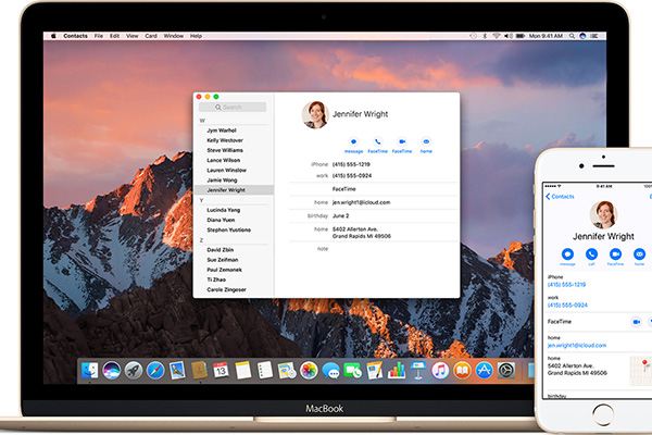 address book app for mac