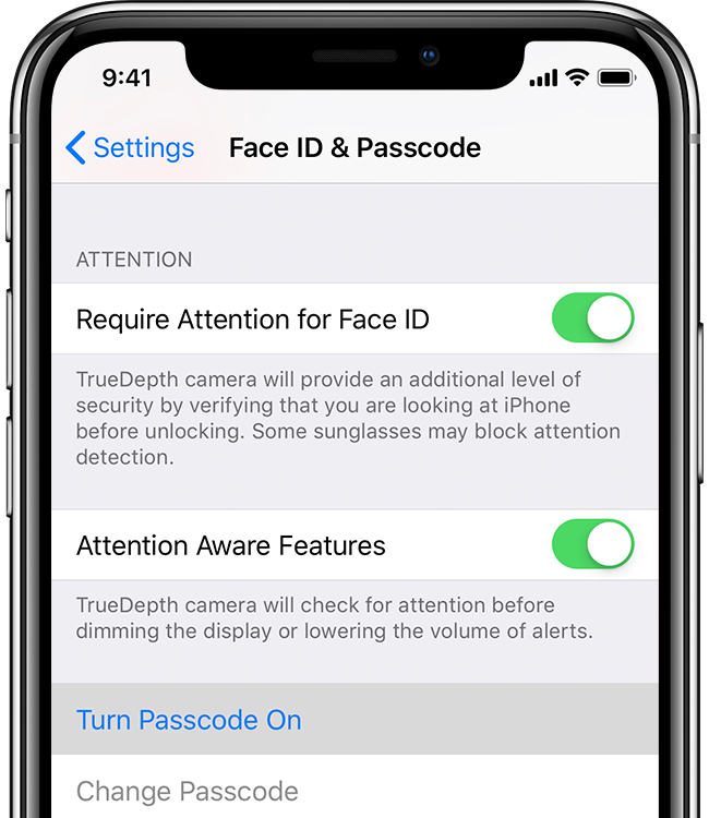 You can always change your Passcode in Face ID & Passcode Settings. You can always change your Passcode in Face ID & Passcode Settings.