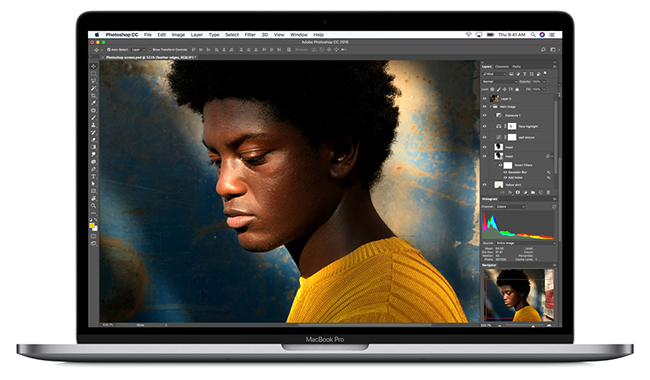 Best Mac notebook display ever now features True Tone technology for a more natural viewing experience. Best Mac notebook display ever now features True Tone technology for a more natural viewing experience.