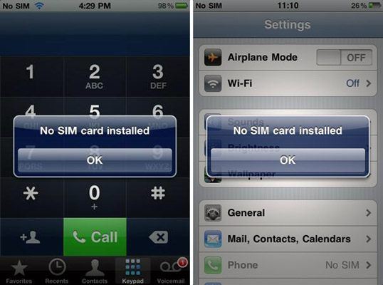 If iPhone SIM Card Is Not Recognized If iPhone SIM Card Is Not Recognized