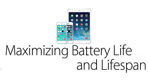 Maximize battery life and lifespan Maximize battery life and lifespan