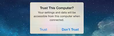 ‘Trust This Computer‘ alert on your iPhone, iPad, or iPod touch Trust This Computer alert on your iPhone, iPad, or iPod touch