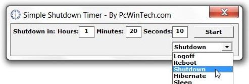 Schedule PC Shut-Down simple shotdown timer - Schedule PC Shut-Down