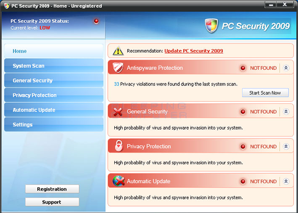Rogue Antivirus FAQ - All About Fake Antivirus fake antivirus screenshot - Rogue Antivirus FAQ - All About Fake Antivirus