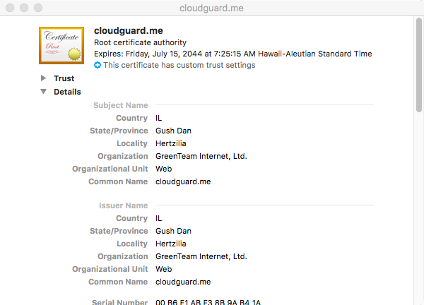 MaMi Malware Struck MacOS cloudguard me certificate - MaMi Malware Struck MacOS