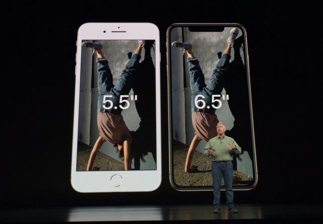 The iPhone XS Max is almost like the iPhone 8 Plus by size but its screen is one inch larger The iPhone XS Max is almost like the iPhone 8 Plus by size but its screen is one inch larger