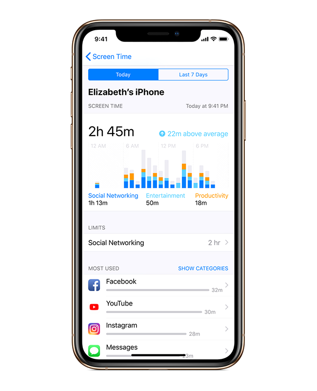 iOS 12 - Its Features and Secrets of the Operating System ios 12 screen time control - iOS 12 - Its Features and Secrets of the Operating System