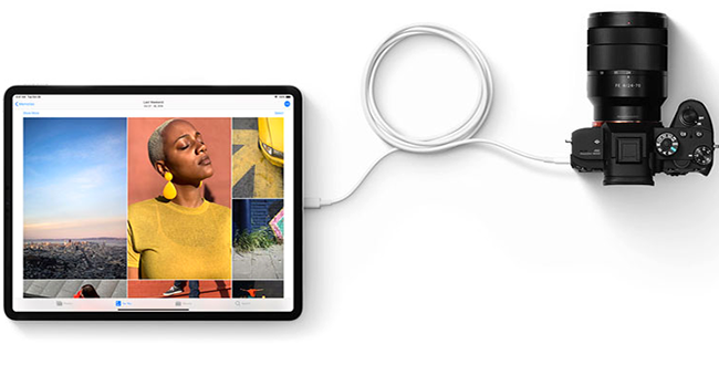 You can not take a flash card or HDD and connect it to an iPad Pro to copy files. If you do this, you will see only photos with videos and get an opportunity to export them. You can not take a flash card or HDD and connect it to an iPad Pro to copy files. If you do this, you will see only photos with videos and get an opportunity to export them.