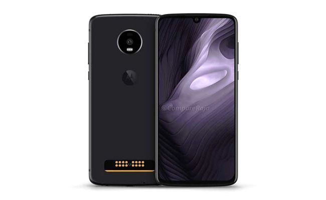 The Moto Z4 render appears on March 20, 2019. The Moto Z4 render appears on March 20, 2019.