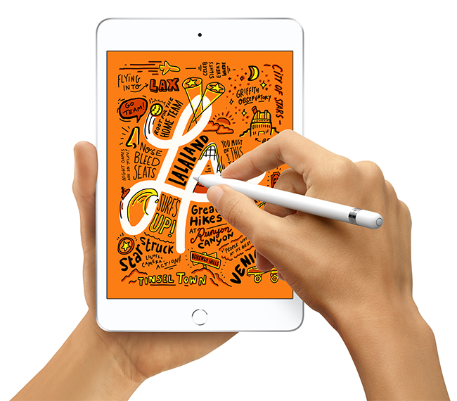 A major upgrade to the beloved iPad mini brings Apple Pencil support, Retina display and the A12 Bionic chip. A major upgrade to the beloved iPad mini brings Apple Pencil support, Retina display and the A12 Bionic chip.